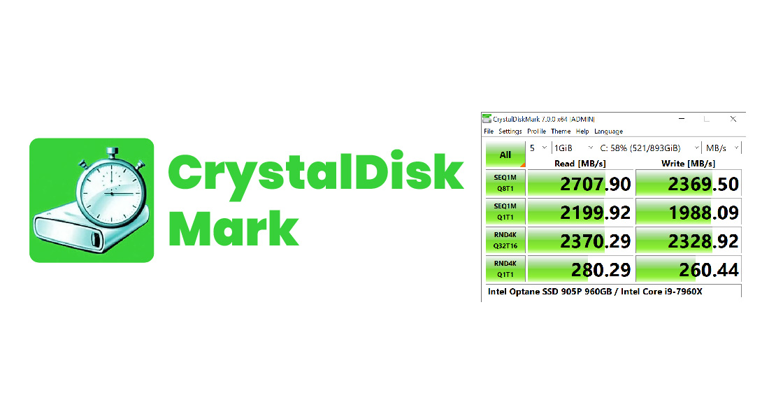 Software Benchmark Hard Disk CrystalDiskMark
