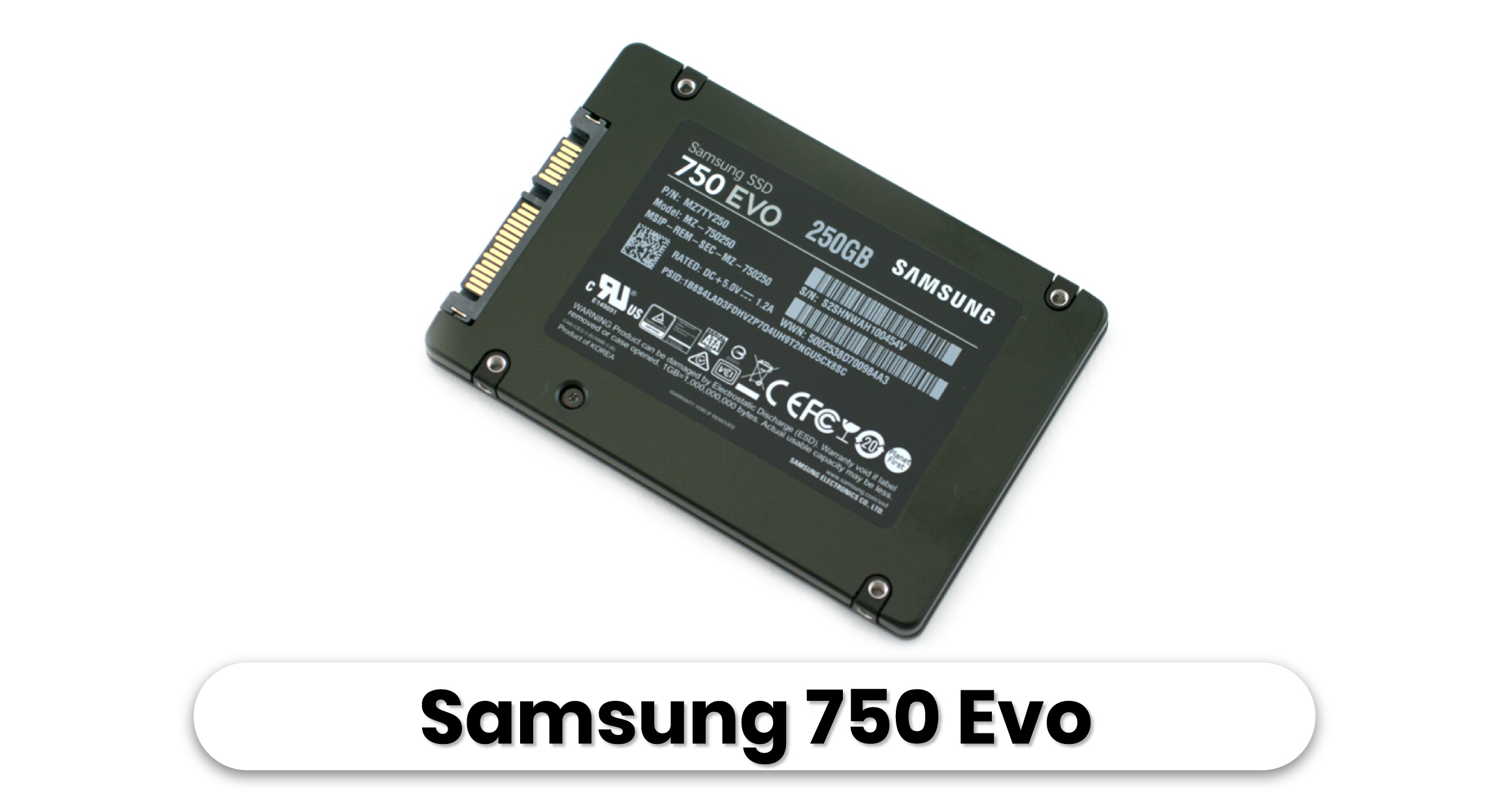 Rekomendasi SSD Terbaik - Samsung 750 EVO