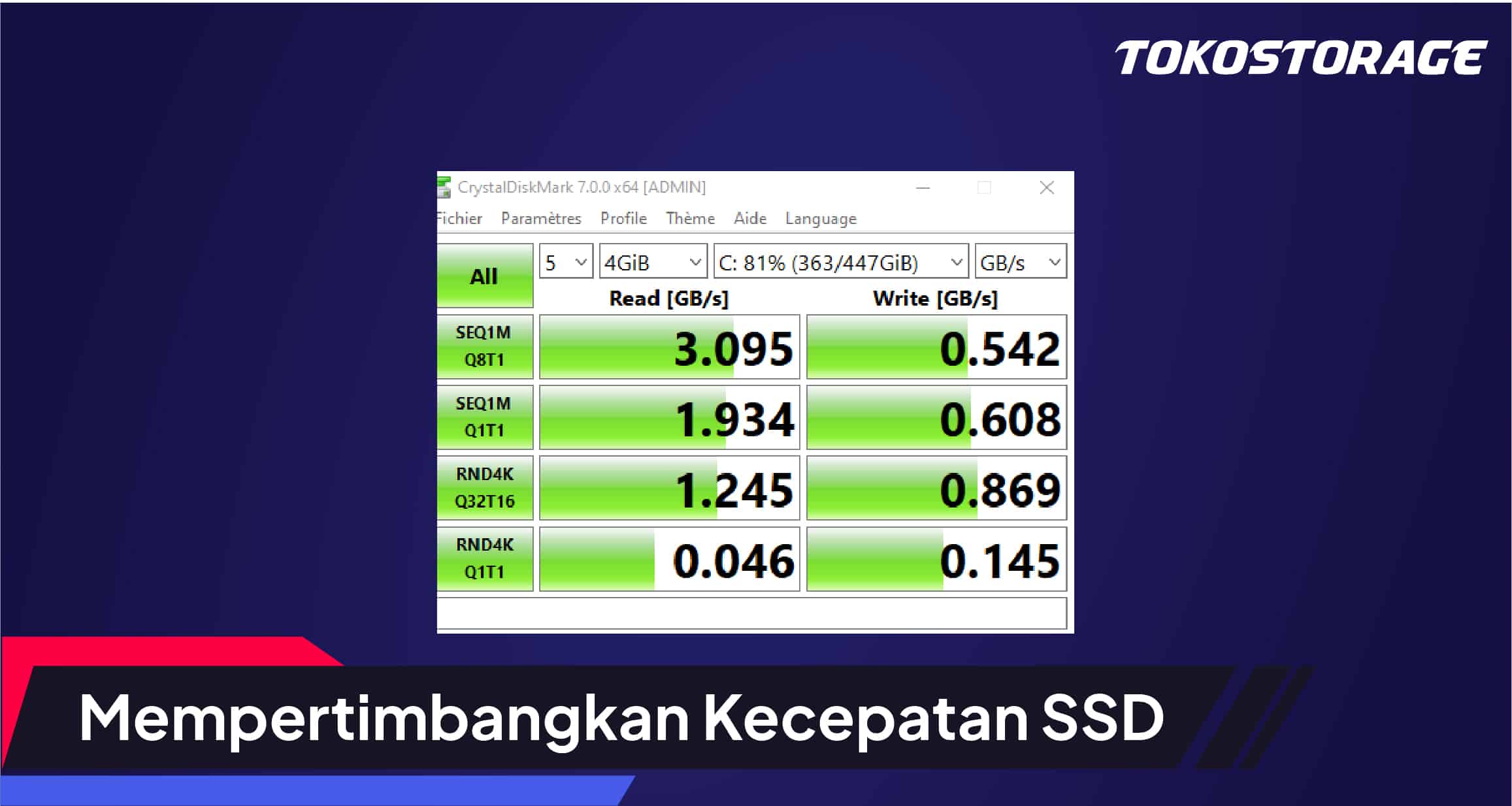 Toko Storage - Tips Memilih SSD Terbaik : Mempertimbangkan Kecepatan SSD