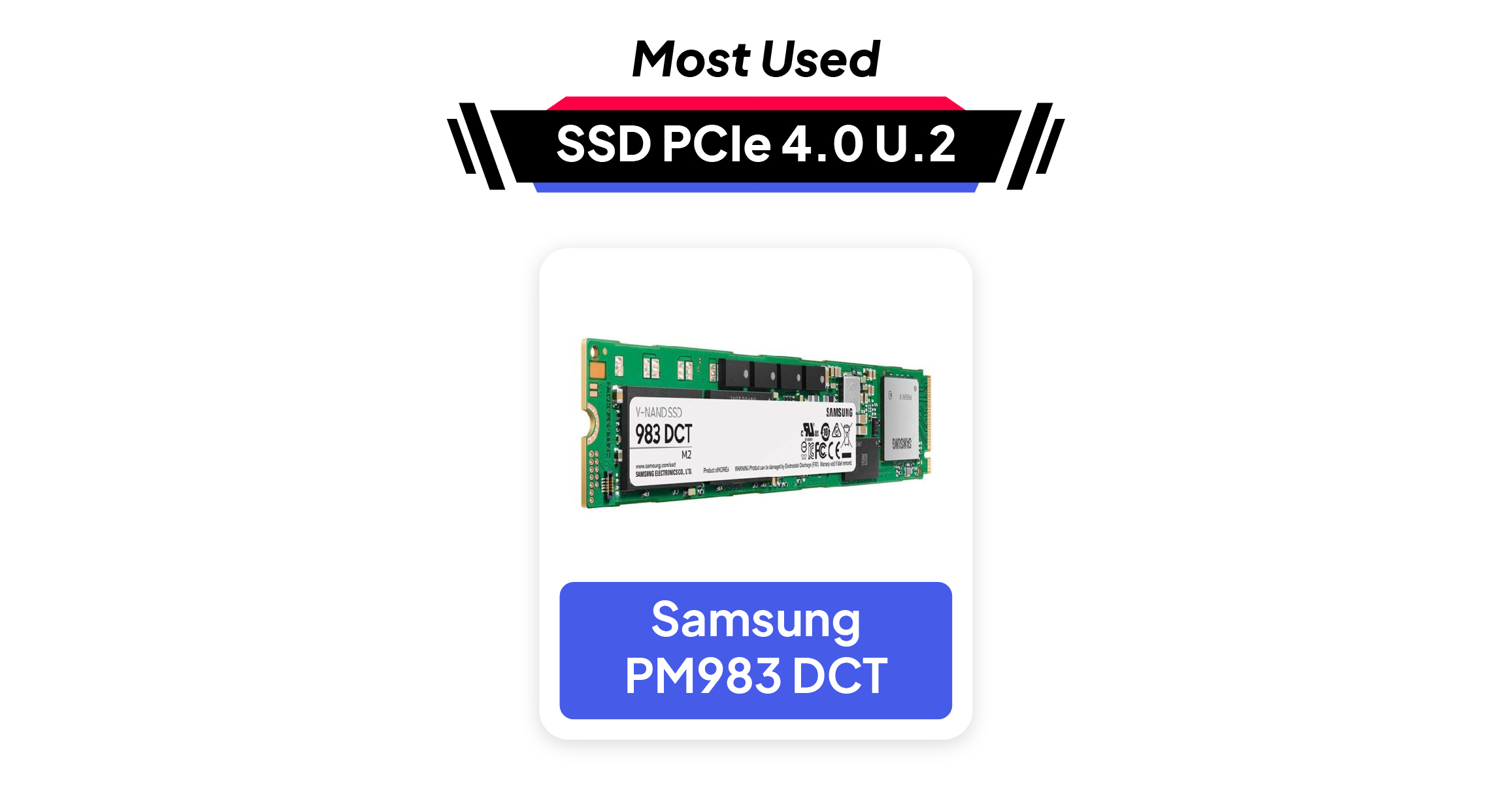 Toko Storage - Most Used SSD PCIe 4.0 U.2