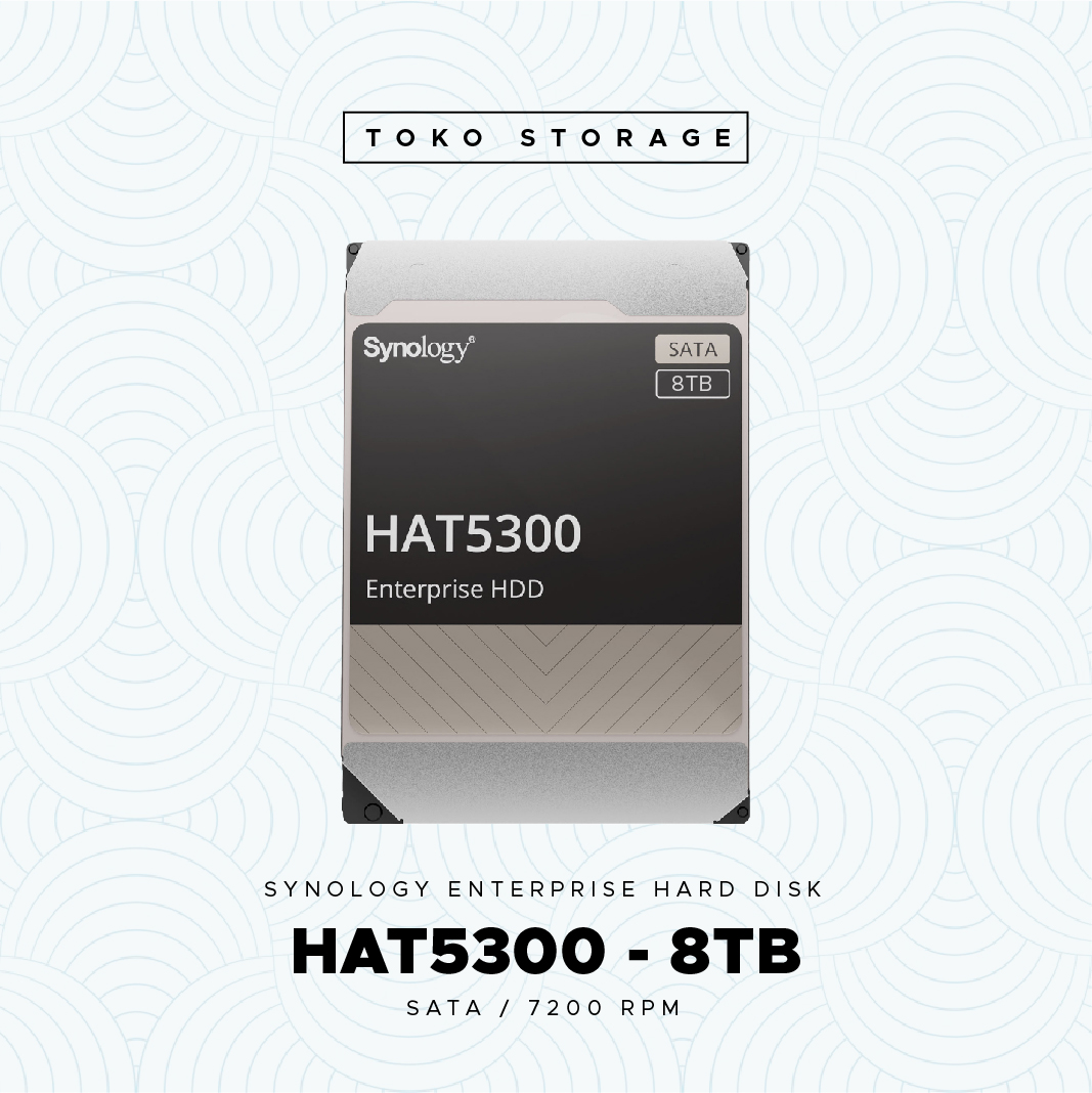 Synology HAT5300 8TB - 3.5 inch Enterprise Hardisk NAS