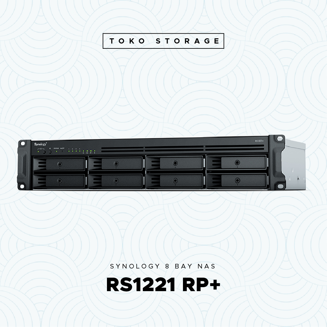 Synology RackStation RS1221RPplus  8 Bay Enterprise NAS Private Storage  RS 1221 RP plus