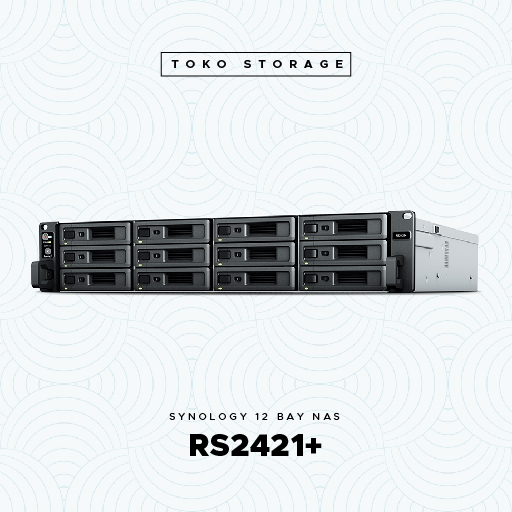 Synology RackStation RS2421plus 12 Bay Enterprise NAS Private Storage - RS2421 plus