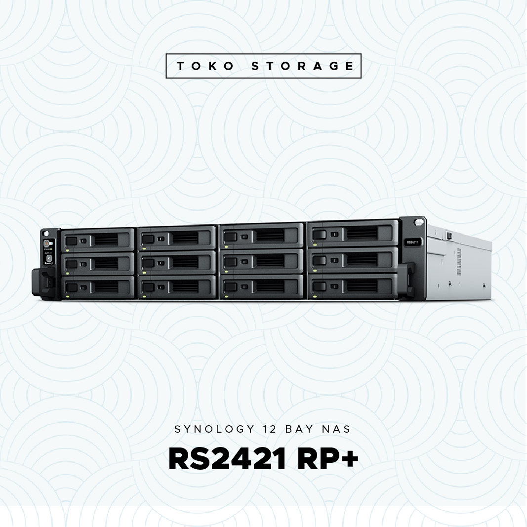 Synology RackStation RS2421RPplus 12 Bay Enterprise Redundant Power NAS RS 2421 RP plus