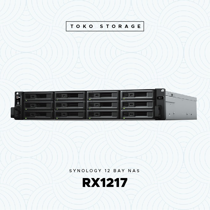 Synology RX1217 12 bay Expansion Unit enclosure Server Storage