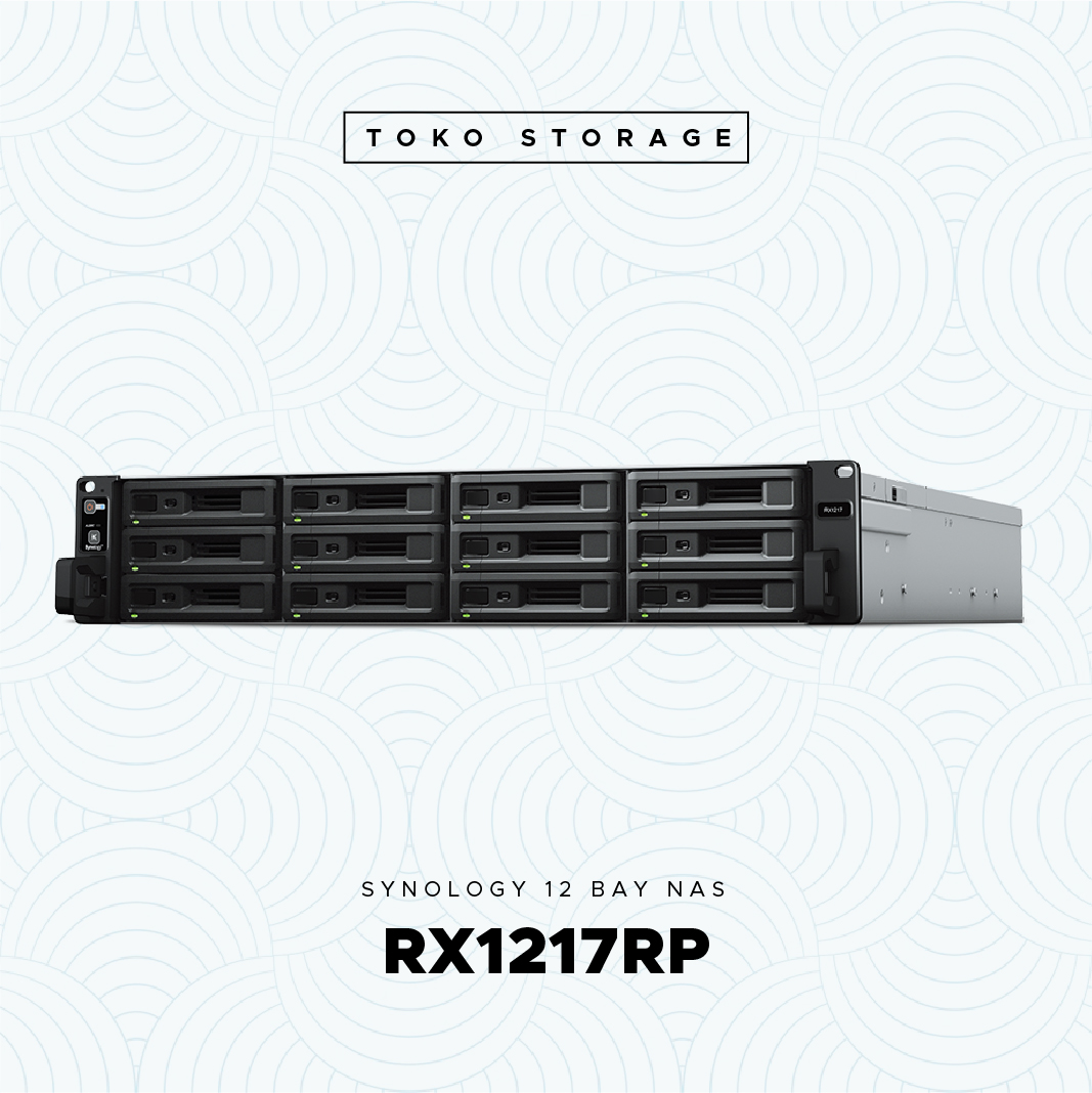 Synology RX1217RP 12 bay Redundant Power Expansion Unit enclosure