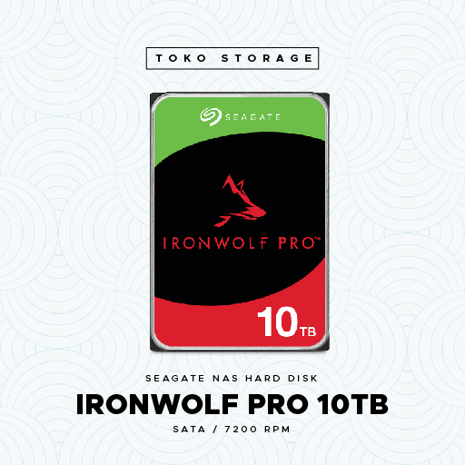 Seagate IronWolf Pro HDD - Hardisk NAS Iron Wolf Pro 10TB SATA 7200RPM