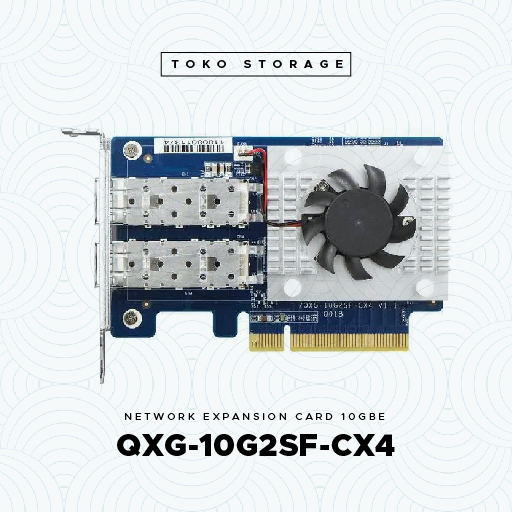 QNAP QXG-10G2SF-CX4 10GbE Network Expansion Card QXG 10G2SF CX4