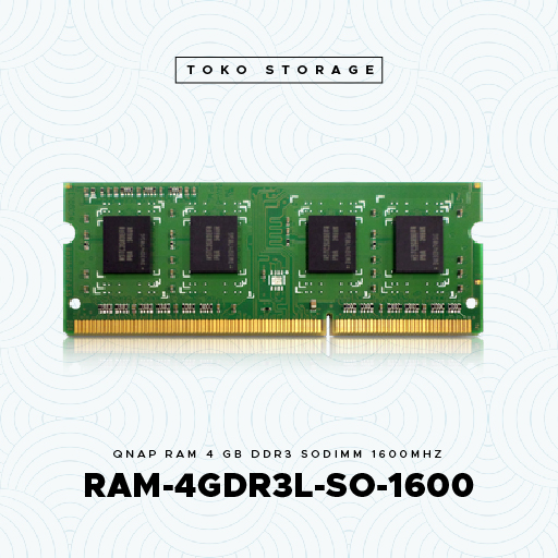 QNAP RAM 4 GB DDR3 SODIMM 1600MHz - RAM-4GDR3L-SO-1600