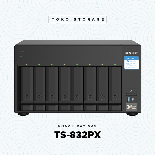 QNAP TS-832PX-4G 8 Bay NAS Persoal Storage With 10GbE SFP plus