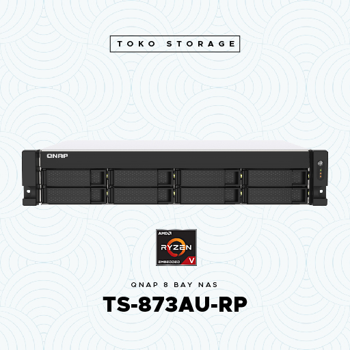 QNAP TS 873AU RP 4G 8 Bay NAS Redundant Power 4GB RAM - TS-873AU-RP-4G