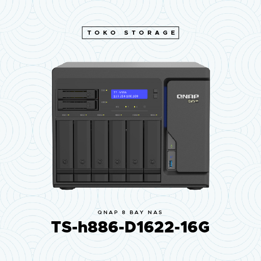 QNAP TS-h886-16G 8 bay Enterprise NAS 16GB TS h886 Server Storage