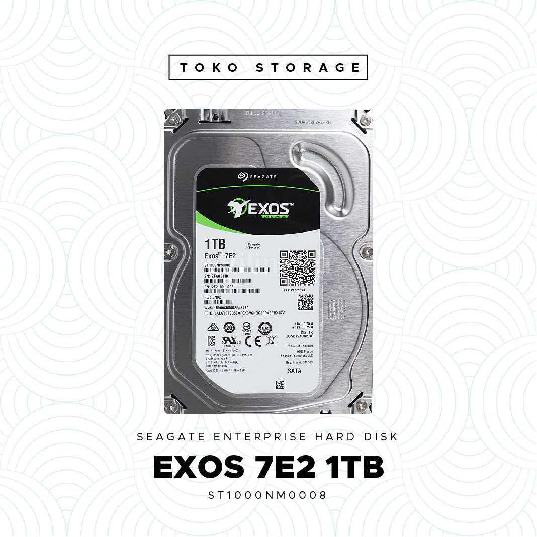 Seagate EXOS 7E2 1TB SATA 7200RPM