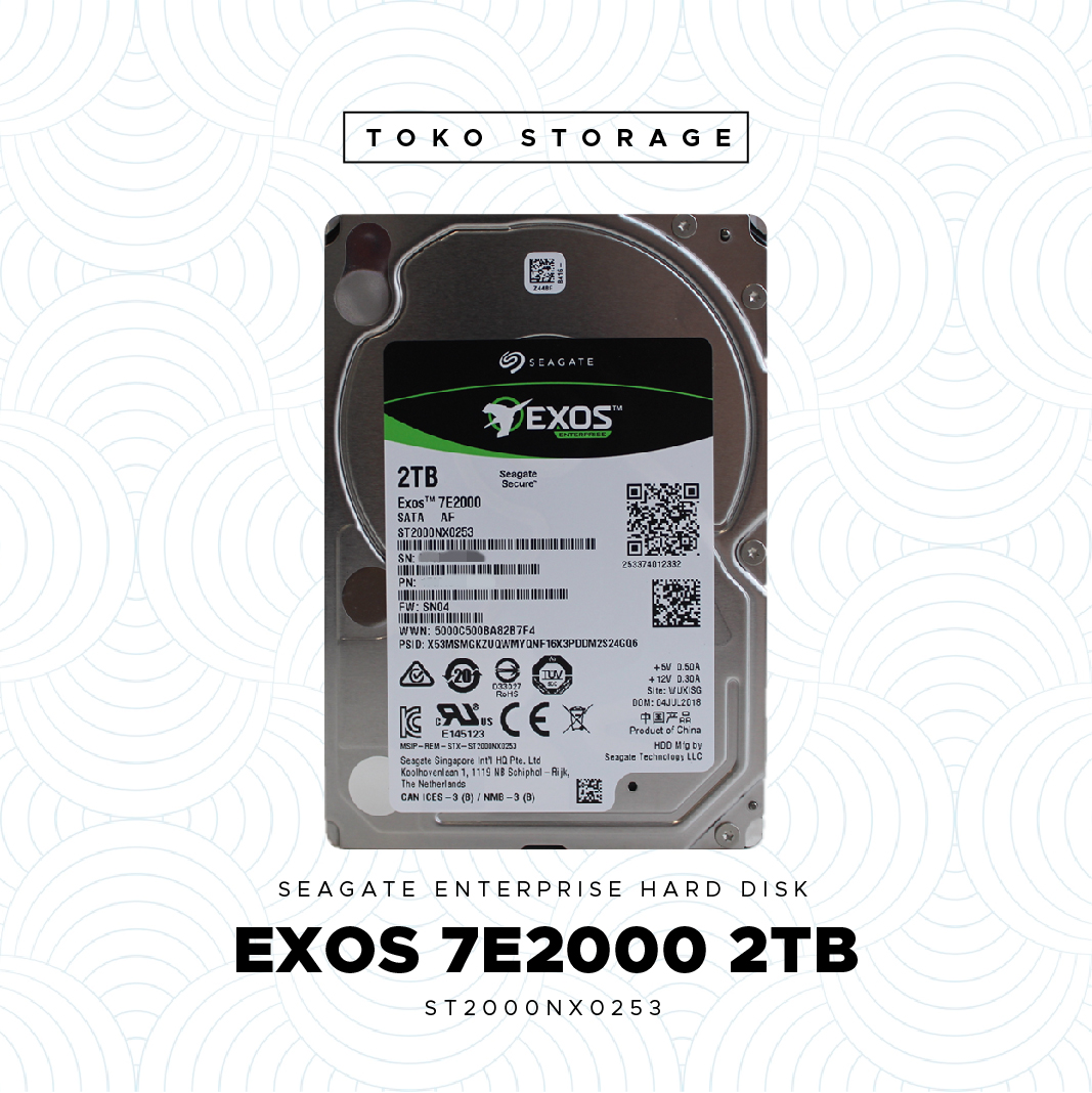 Hardisk Seagate Exos 7E200 2TB SATA - HDD Server - HDD Enterprise EXOS