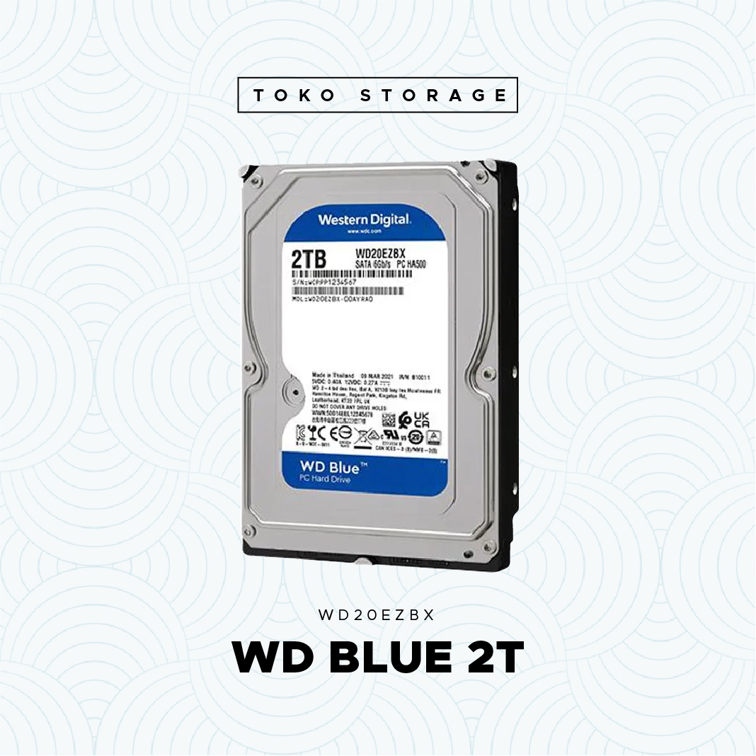 WD BLUE 2 TB - HDD Hardisk Internal 3.5 Inc PC