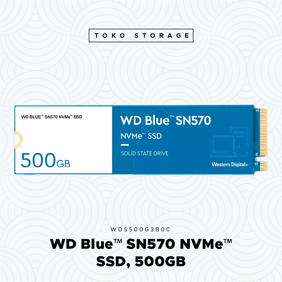 SSD WD BLUE SN570 500 GB M.2 NVMe PCIe