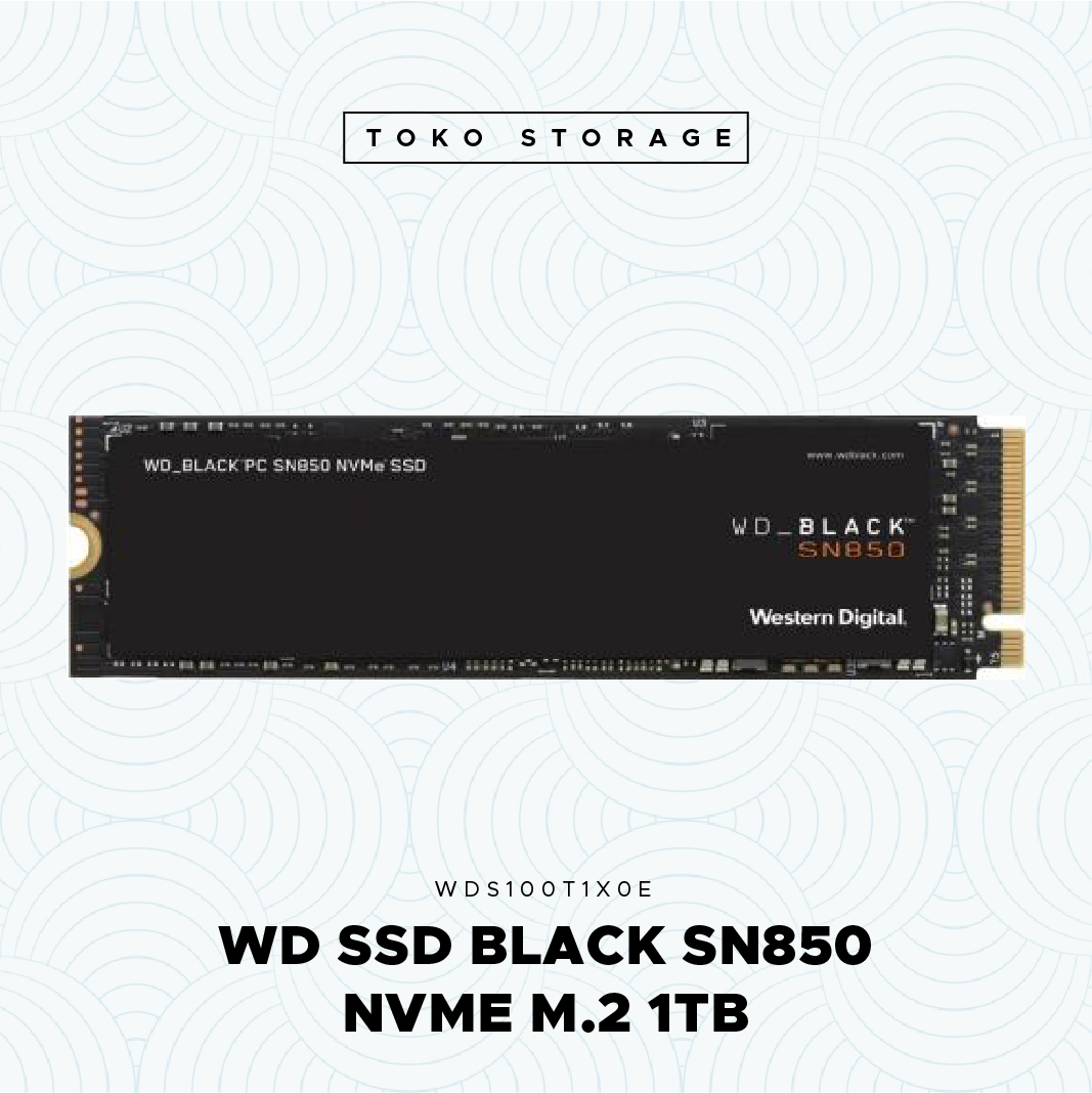 SSD WD BLACK SN850 1 TB M.2 NVMe PCIe Gen 4