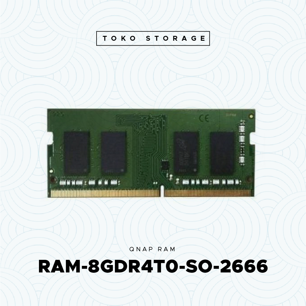 QNAP RAM 8 GB DDR4 SODIMM - RAM-8GDR4T0-SO-2666